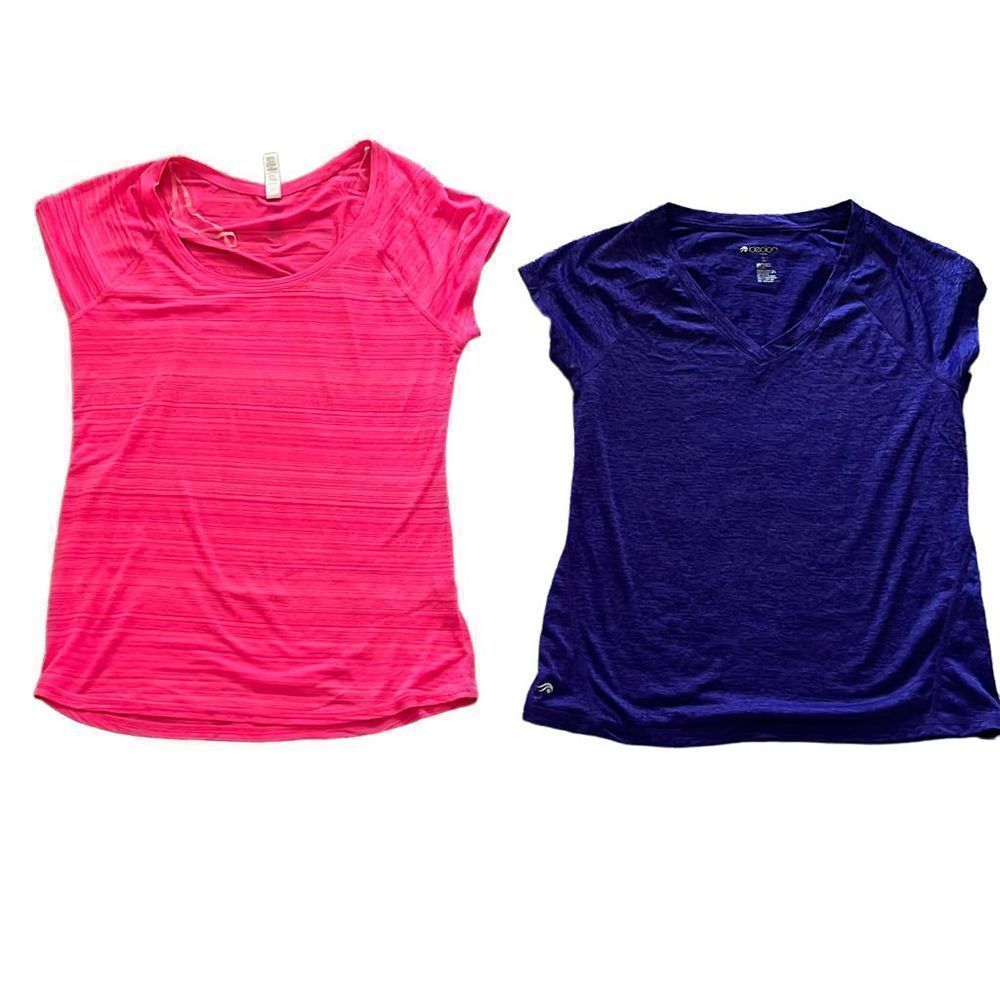 2 Ideology performance t-shirts, size M